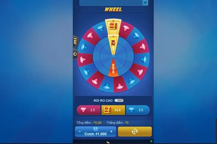 Hướng dẫn đặt cược săn thưởng trong Wheel