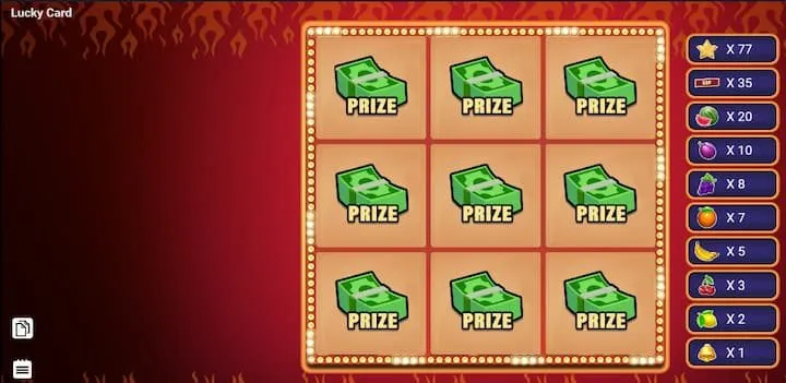 Mẹo chơi Lucky Card dễ nhận thưởng cho hội viên