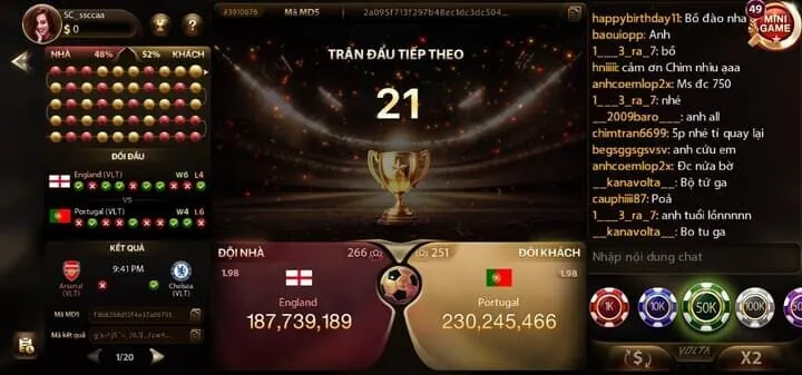 Các tính năng độc đáo tại giao diện Volta Sunwin